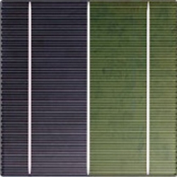 color solar cell Middle cut