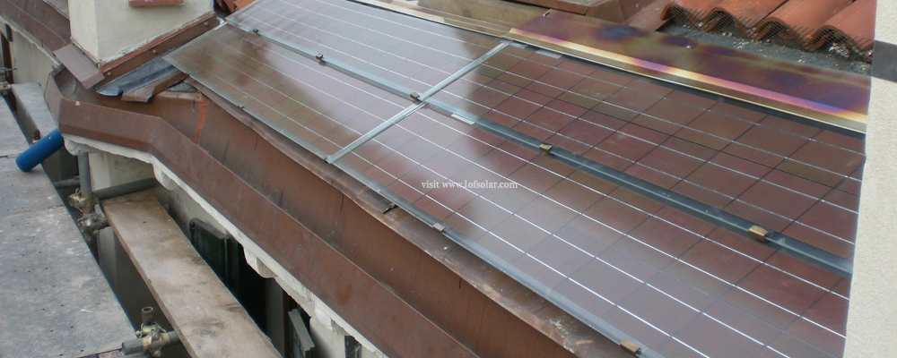 LOF tile red solar panels,LOF color solar panels,LOF colored solar panels, LOF color solar cells