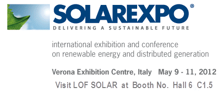 LOF SOLAR CORP. SOLAR EXPO 2012